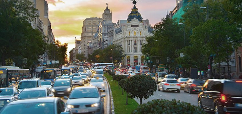 Coches que no podran circular por Madrid