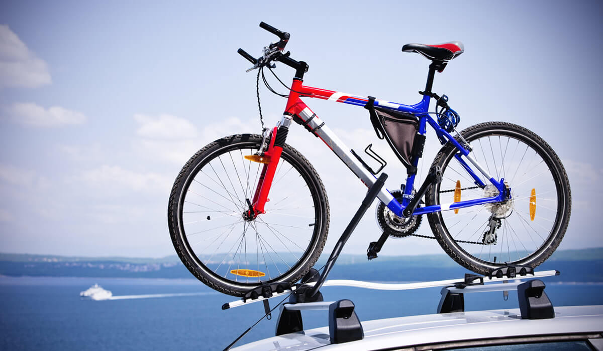 como llevar la bici en el coche Portabicicletas de techo
