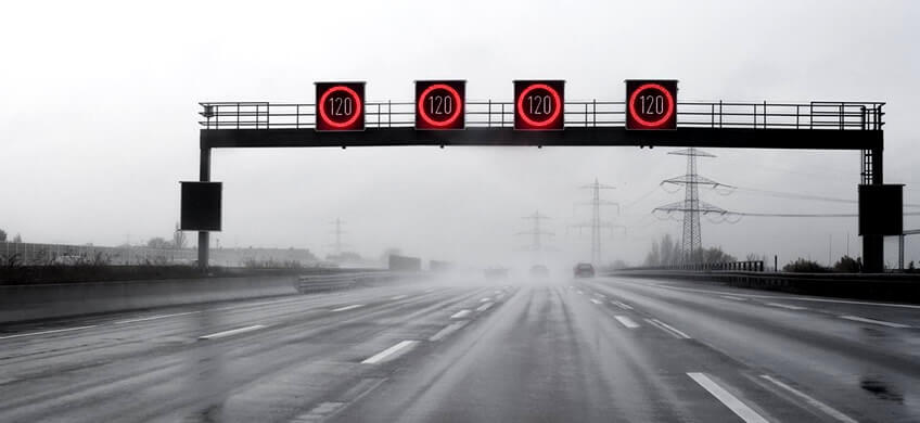 limites de velocidad en carreteras de Europa