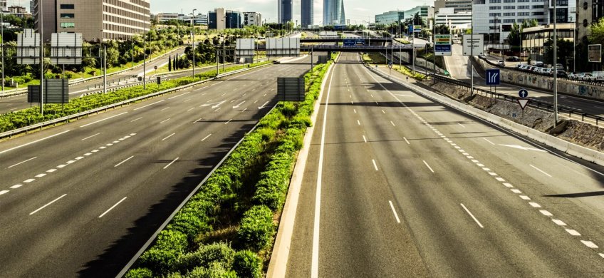 Los tramos blancos más seguros de la M-30 Tramos blancos M-30