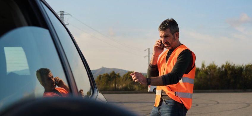 sin batería en el coche