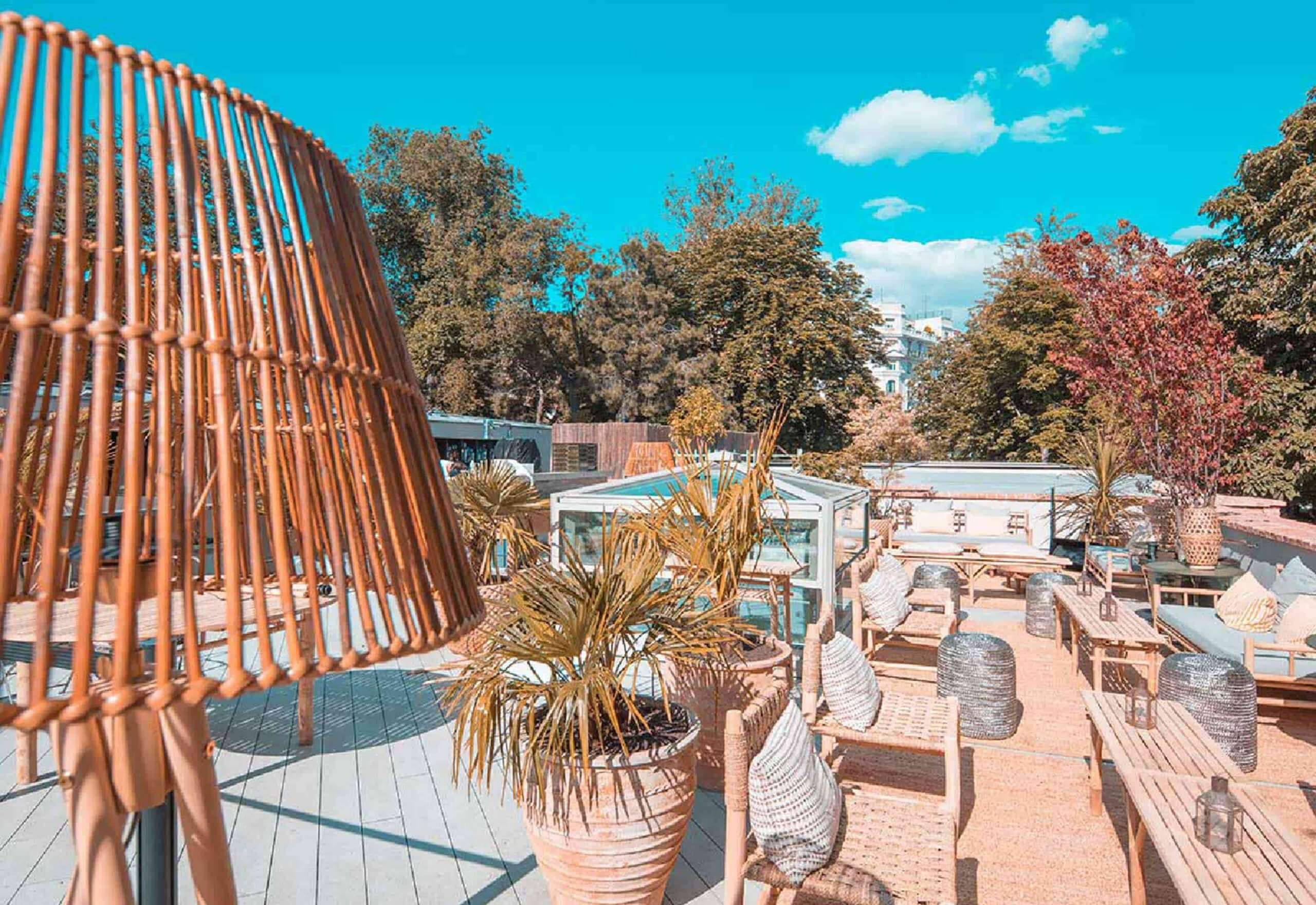 mejores terrazas con vistas de Madrid Terraza Florida Park El Retiro