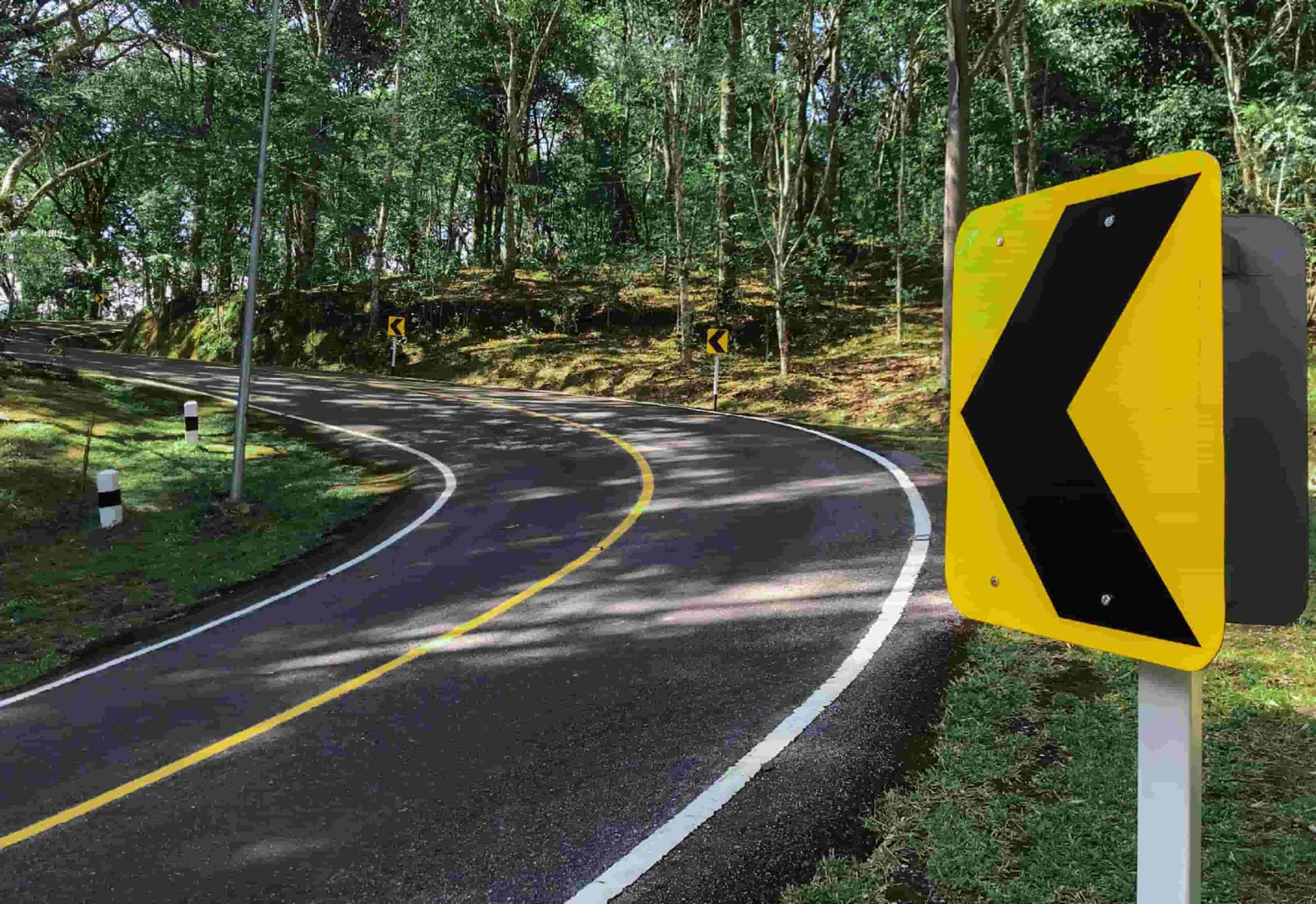 Señales y balizamientos de curvas Señales de curvas