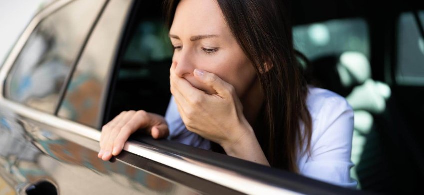 como no marearse en el coche