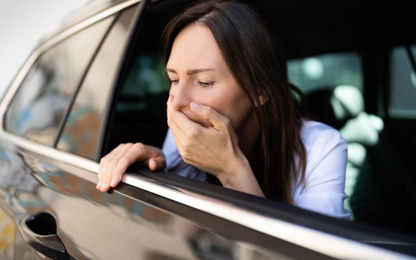 como no marearse en el coche