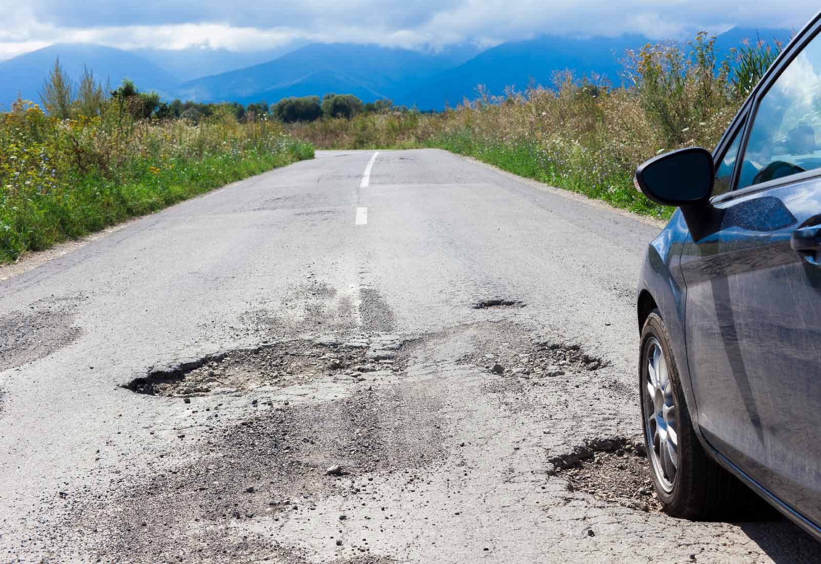 Blandones en carreteras