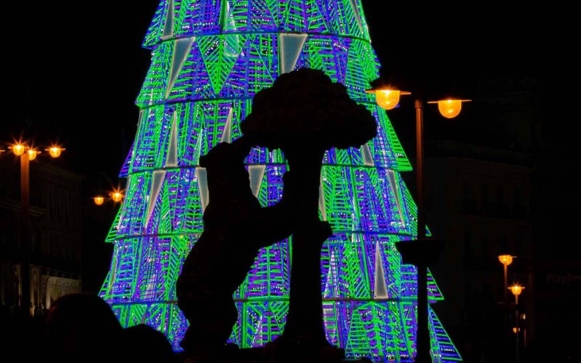 Luces de navidad en Madrid
