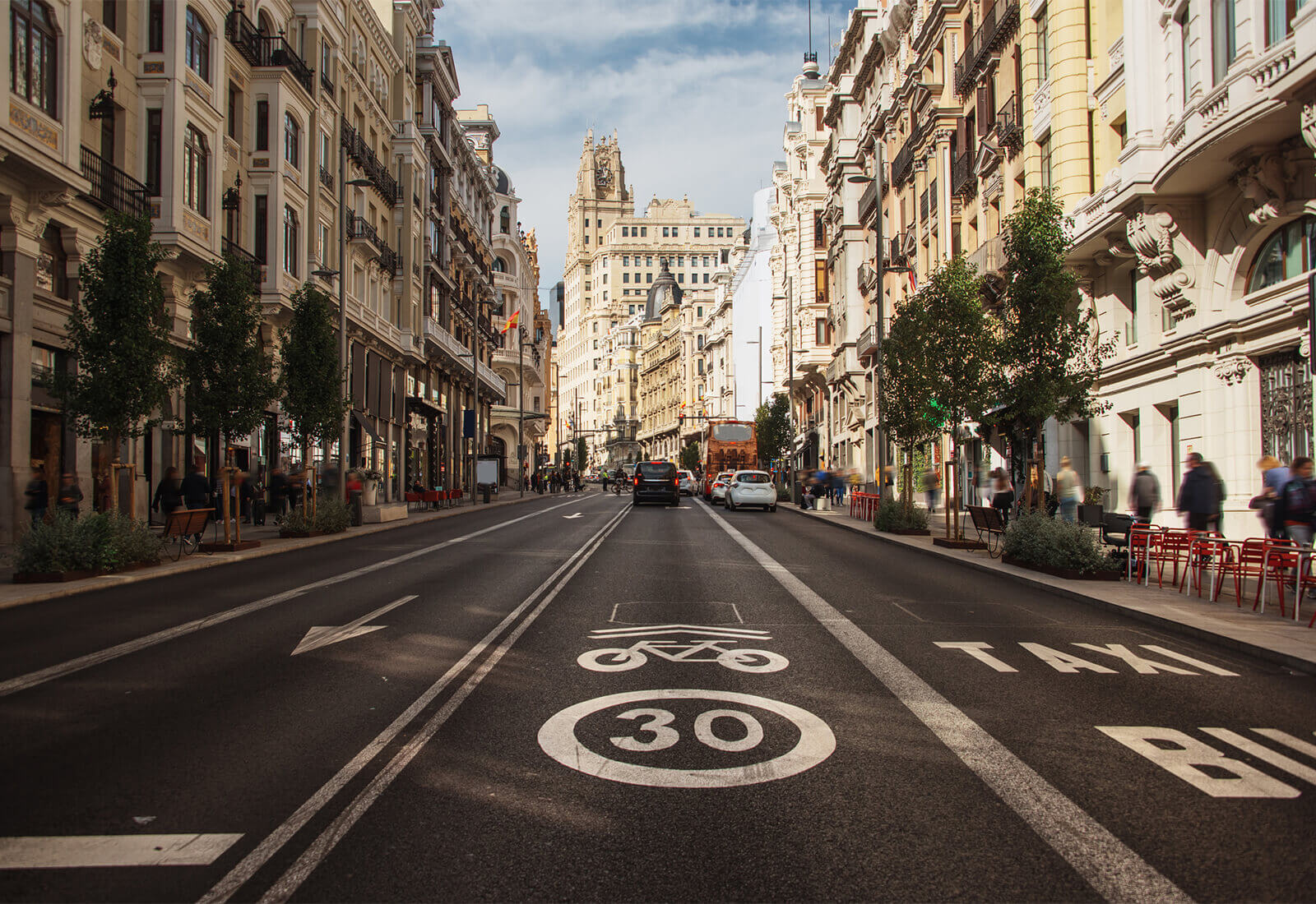 Llegar al centro de Madrid