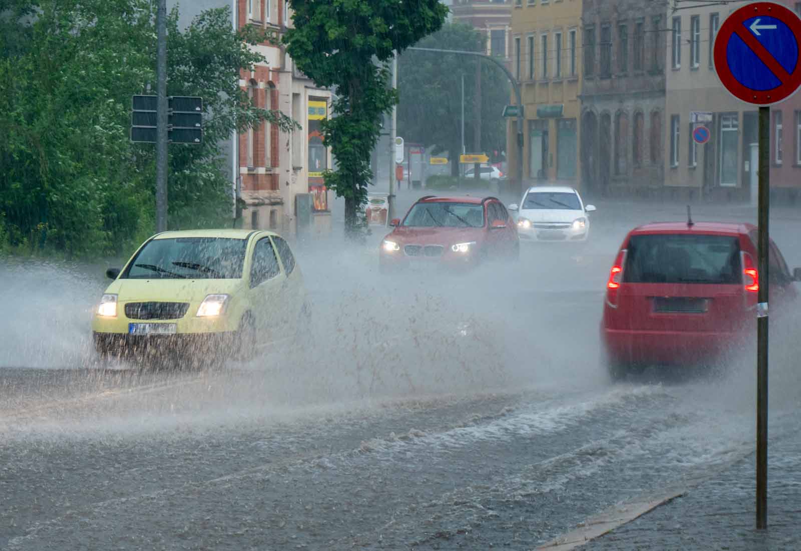 Conducir con tormenta