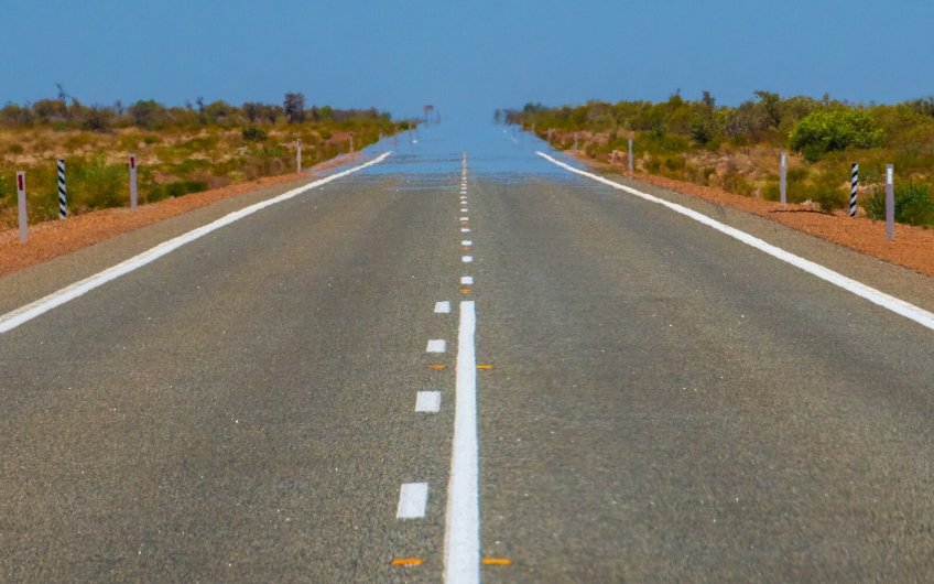 espejismos carretera
