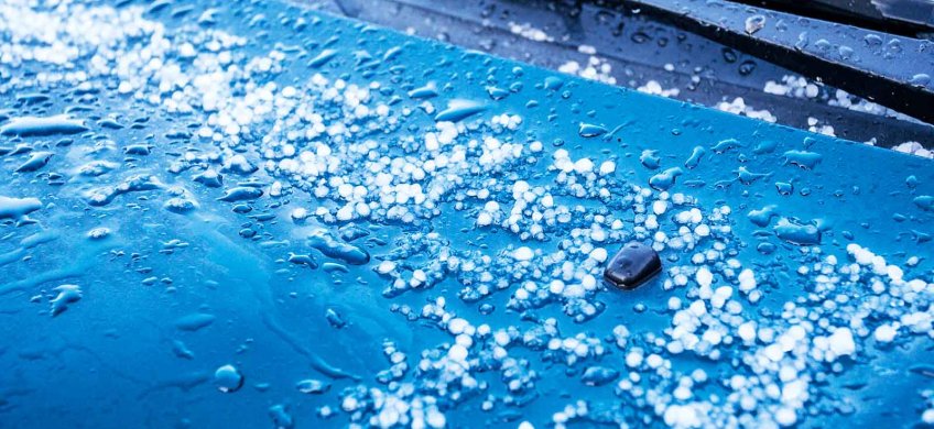 conducir con granizo