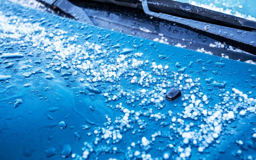 conducir con granizo