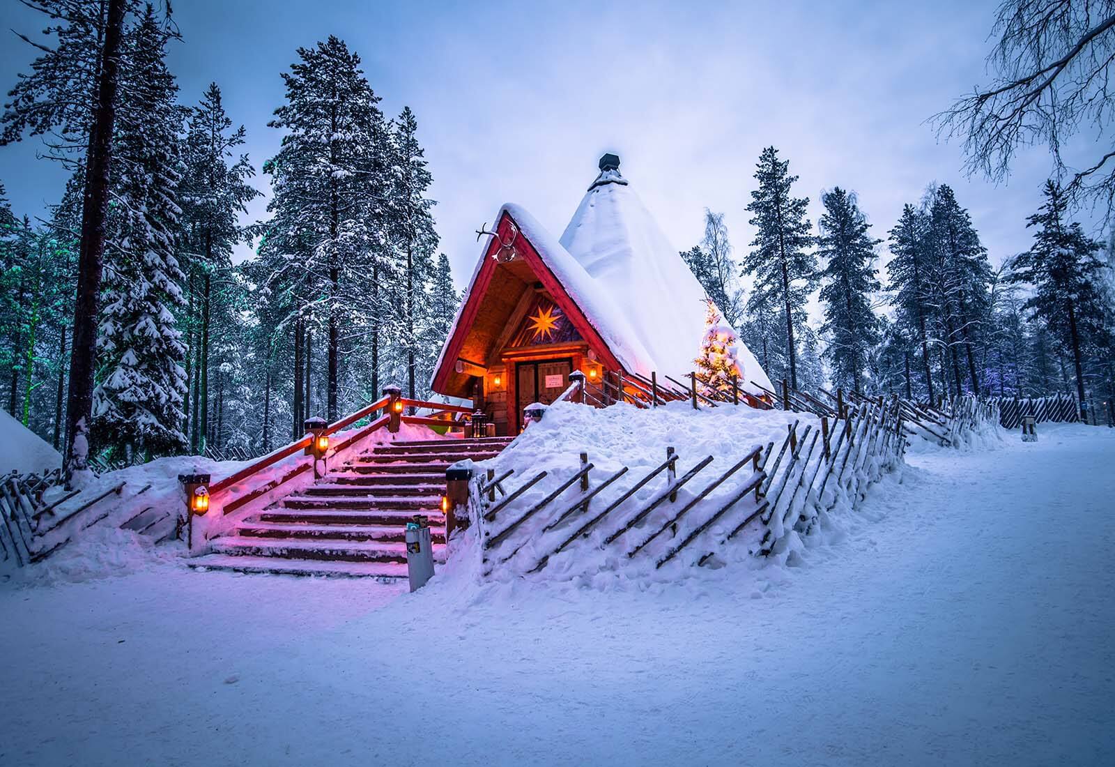 sitios bonitos en navidad europa laponia