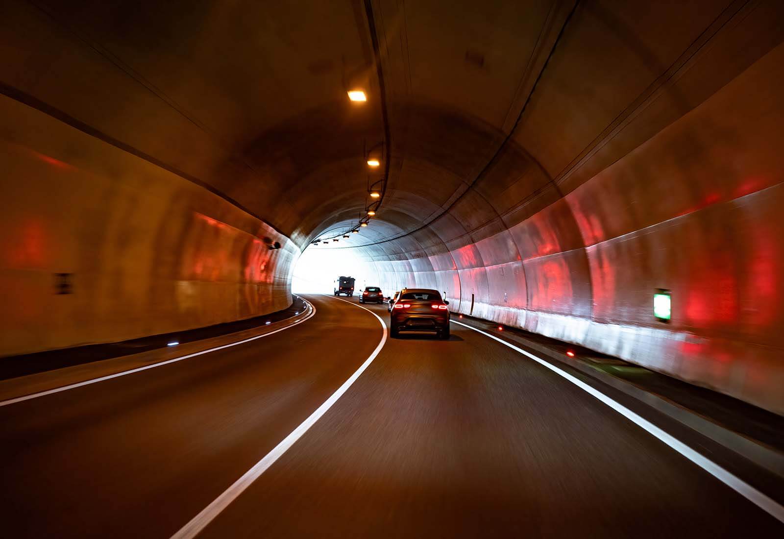 errores conducir túnel