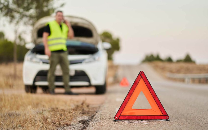 que hacer en caso de averia en carretera